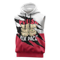 Polish Pierogi Six Pack Sleeveless Hoodie