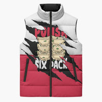 Polish Pierogi Six Pack Sleeveless Puffer Jacket