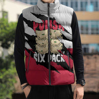 Polish Pierogi Six Pack Sleeveless Puffer Jacket