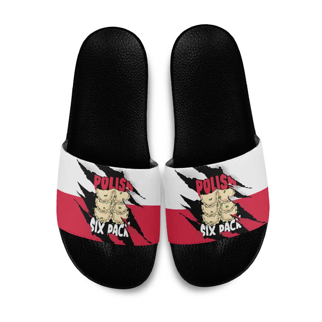 Polish Pierogi Six Pack Slide Sandals