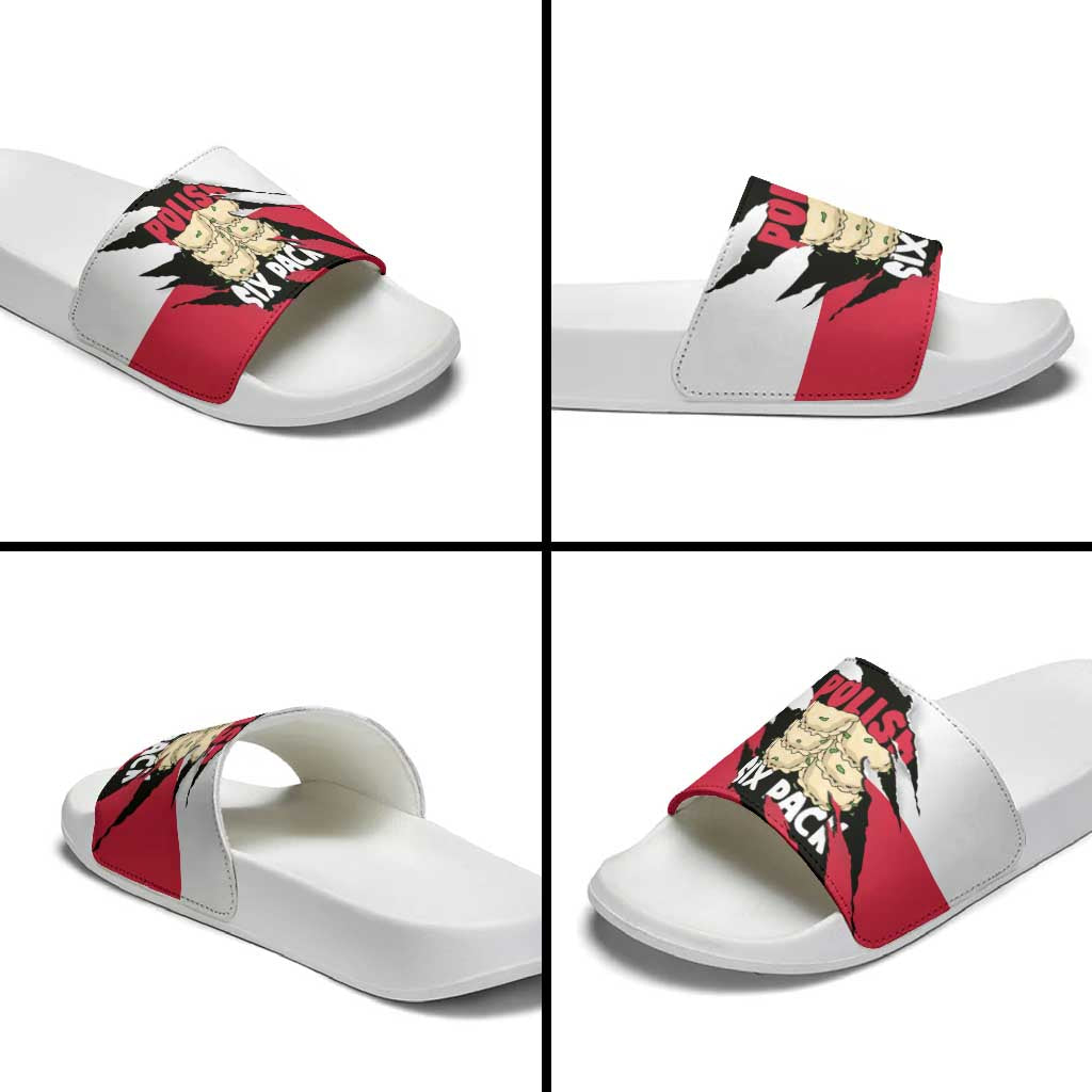 Polish Pierogi Six Pack Slide Sandals