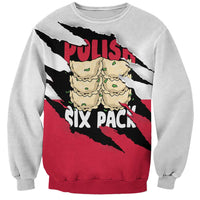 Polish Pierogi Six Pack Sweatshirt