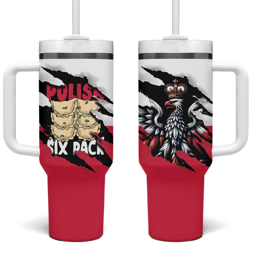 Polish Pierogi Six Pack Tumbler With Handle