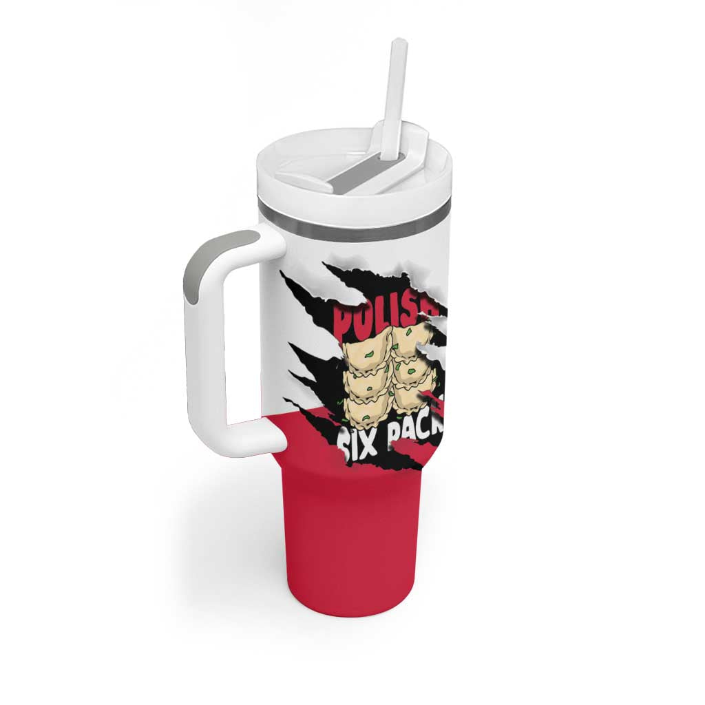 Polish Pierogi Six Pack Tumbler With Handle