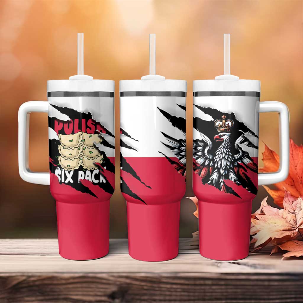 Polish Pierogi Six Pack Tumbler With Handle
