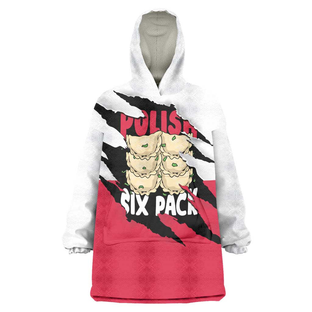 Polish Pierogi Six Pack Wearable Blanket Hoodie