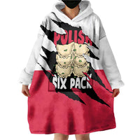 Polish Pierogi Six Pack Wearable Blanket Hoodie