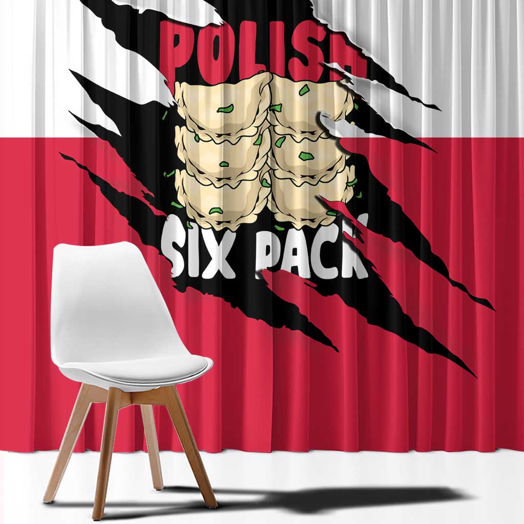 Polish Pierogi Six Pack Window Curtain