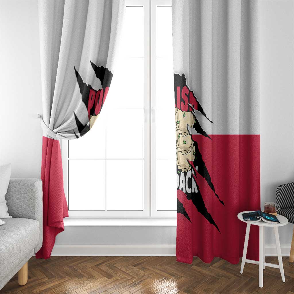 Polish Pierogi Six Pack Window Curtain