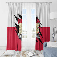 Polish Pierogi Six Pack Window Curtain