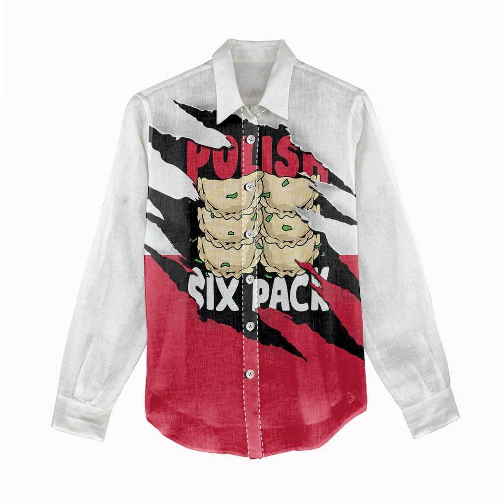 Polish Pierogi Six Pack Women Casual Shirt