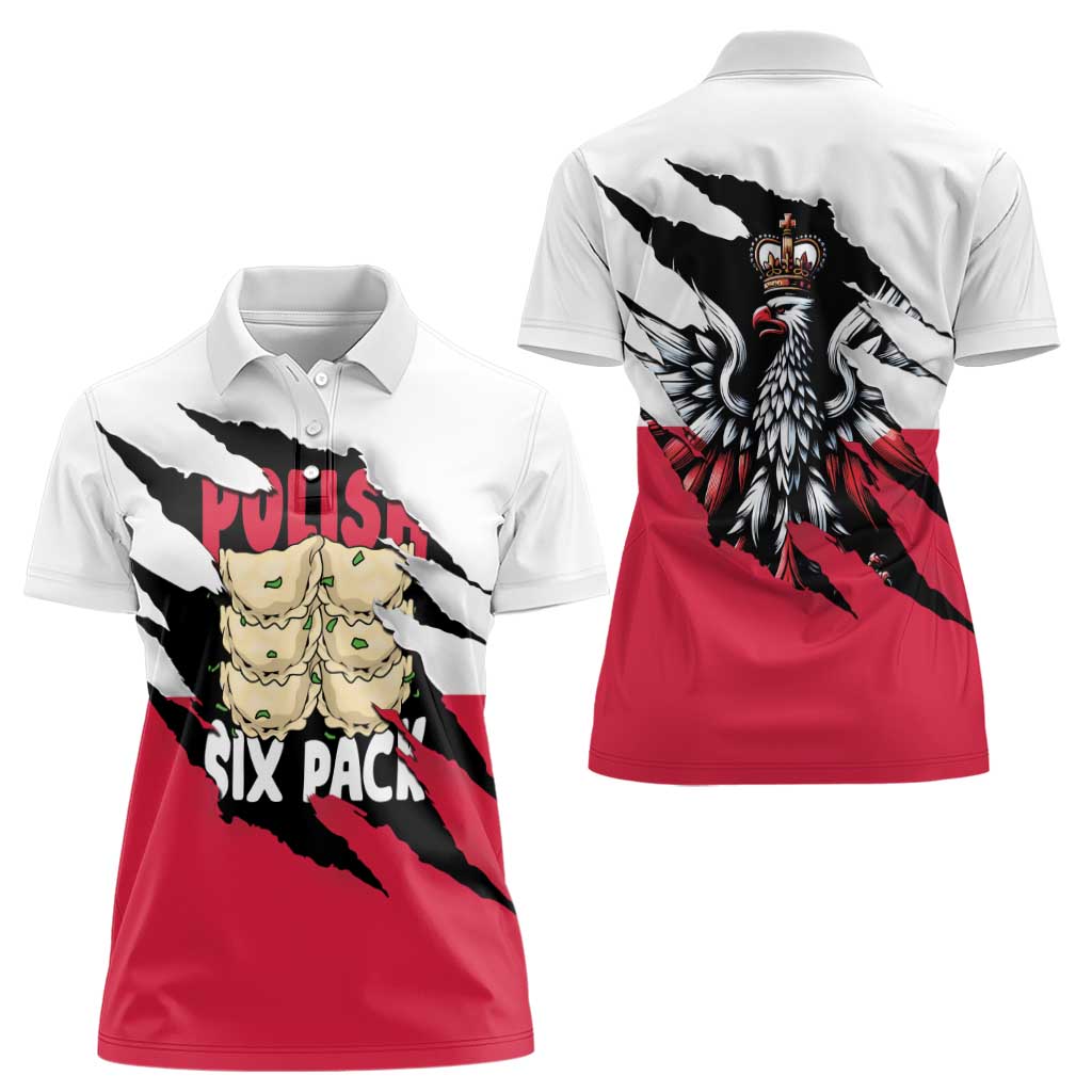 Polish Pierogi Six Pack Women Polo Shirt