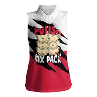 Polish Pierogi Six Pack Women Sleeveless Polo Shirt