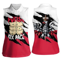Polish Pierogi Six Pack Women Sleeveless Polo Shirt