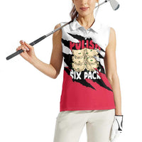 Polish Pierogi Six Pack Women Sleeveless Polo Shirt
