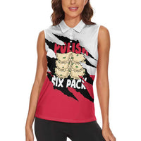 Polish Pierogi Six Pack Women Sleeveless Polo Shirt