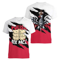 Polish Pierogi Six Pack Women V-Neck T-Shirt