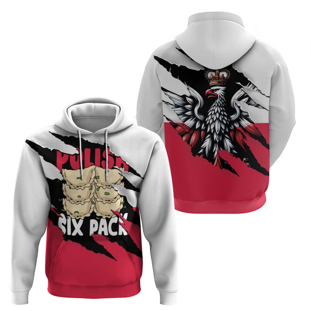 Polish Pierogi Six Pack Zip Hoodie