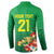 Brazil Canarinho Football Custom Button Sweatshirt Bora Brasil! Go Brazil!