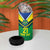 Brazil Canarinho Football Custom 4 in 1 Can Cooler Tumbler Bora Brasil! Go Brazil!