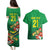 Brazil Canarinho Football Custom Couples Matching Puletasi and Hawaiian Shirt Bora Brasil! Go Brazil!