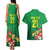 Brazil Canarinho Football Custom Couples Matching Tank Maxi Dress and Hawaiian Shirt Bora Brasil! Go Brazil!