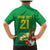 Brazil Canarinho Football Custom Family Matching Mermaid Dress and Hawaiian Shirt Bora Brasil! Go Brazil!
