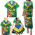 Brazil Canarinho Football Custom Family Matching Puletasi and Hawaiian Shirt Bora Brasil! Go Brazil!