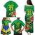 Brazil Canarinho Football Custom Family Matching Puletasi and Hawaiian Shirt Bora Brasil! Go Brazil!