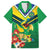 Brazil Canarinho Football Custom Family Matching Puletasi and Hawaiian Shirt Bora Brasil! Go Brazil!