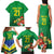 Brazil Canarinho Football Custom Family Matching Tank Maxi Dress and Hawaiian Shirt Bora Brasil! Go Brazil!