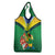 Brazil Canarinho Football Custom Grocery Bag Bora Brasil! Go Brazil!