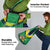 Brazil Canarinho Football Custom Grocery Bag Bora Brasil! Go Brazil!
