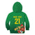 Brazil Canarinho Football Custom Kid Hoodie Bora Brasil! Go Brazil!