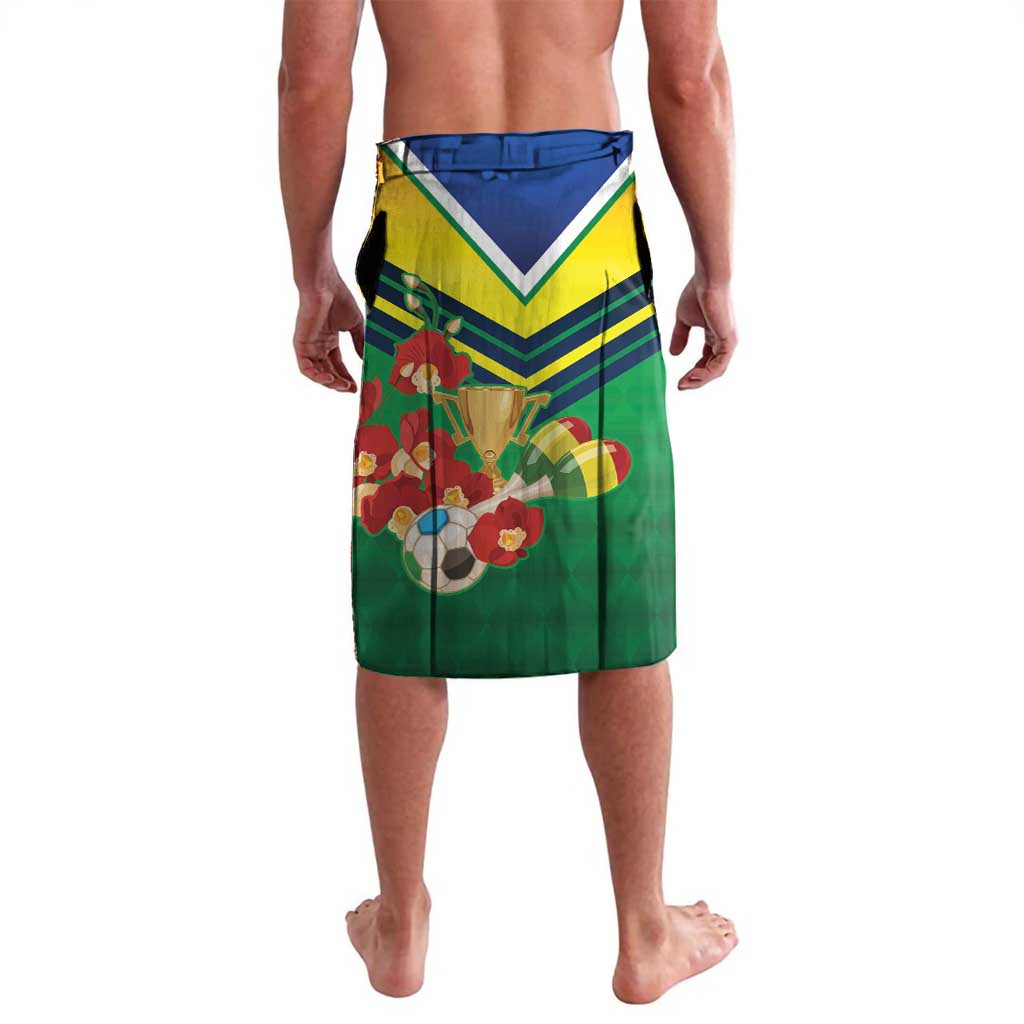 Brazil Canarinho Football Custom Lavalava Bora Brasil! Go Brazil!
