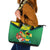 Brazil Canarinho Football Custom Leather Tote Bag Bora Brasil! Go Brazil!