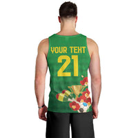 Brazil Canarinho Football Custom Men Tank Top Bora Brasil! Go Brazil!