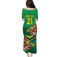 Brazil Canarinho Football Custom Puletasi Bora Brasil! Go Brazil!