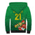 Brazil Canarinho Football Custom Sherpa Hoodie Bora Brasil! Go Brazil!