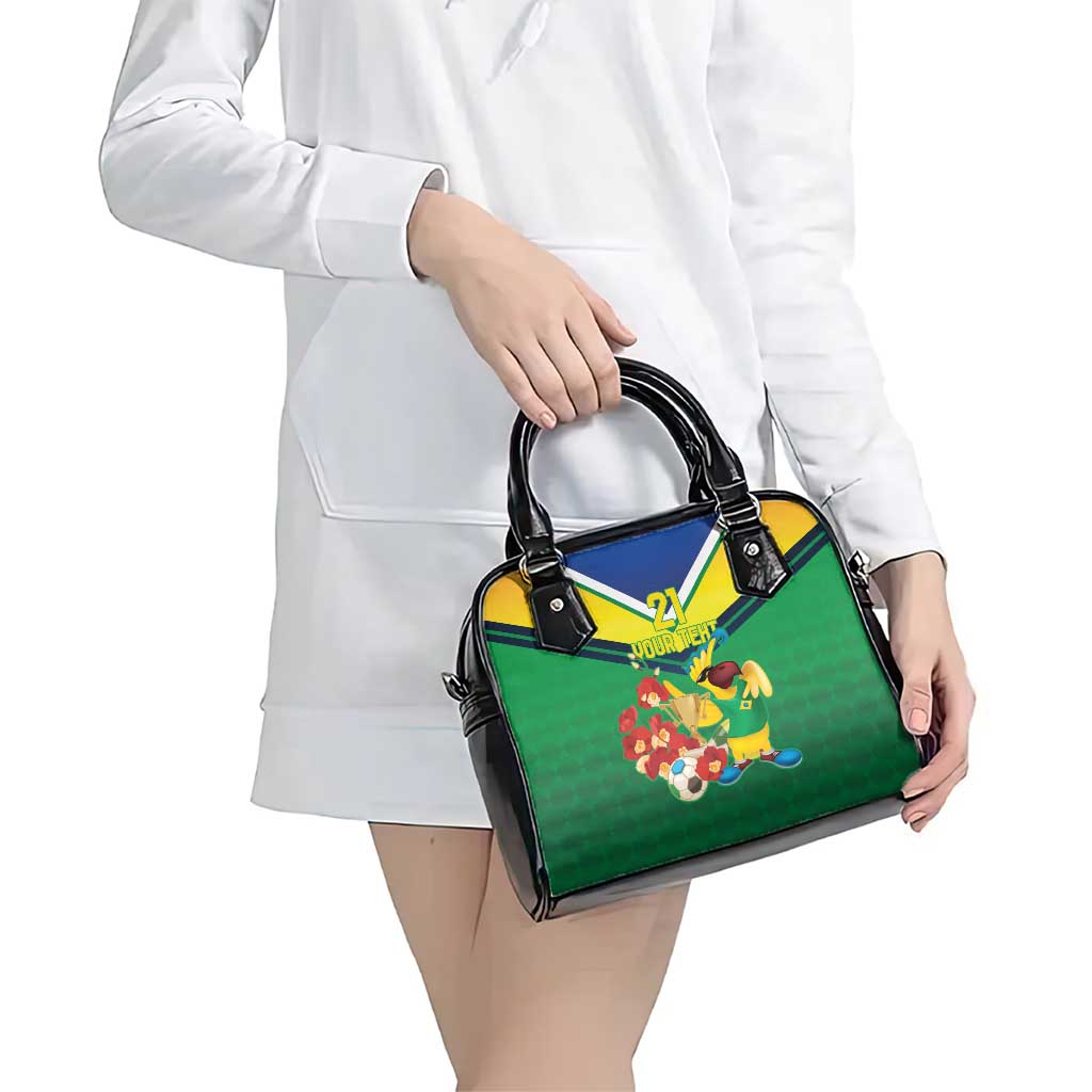 Brazil Canarinho Football Custom Shoulder Handbag Bora Brasil! Go Brazil!