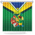 Brazil Canarinho Football Custom Shower Curtain Bora Brasil! Go Brazil!