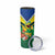 Brazil Canarinho Football Custom Skinny Tumbler Bora Brasil! Go Brazil!
