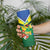 Brazil Canarinho Football Custom Skinny Tumbler Bora Brasil! Go Brazil!