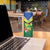 Brazil Canarinho Football Custom Skinny Tumbler Bora Brasil! Go Brazil!