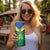 Brazil Canarinho Football Custom Skinny Tumbler Bora Brasil! Go Brazil!