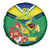 Brazil Canarinho Football Custom Spare Tire Cover Bora Brasil! Go Brazil!