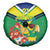 Brazil Canarinho Football Custom Spare Tire Cover Bora Brasil! Go Brazil!