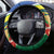 Brazil Canarinho Football Steering Wheel Cover Bora Brasil! Go Brazil!
