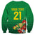 Brazil Canarinho Football Custom Sweatshirt Bora Brasil! Go Brazil!