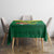 Brazil Canarinho Football Custom Tablecloth Bora Brasil! Go Brazil!
